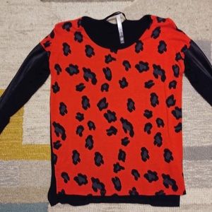 Red cheetah long sleeve